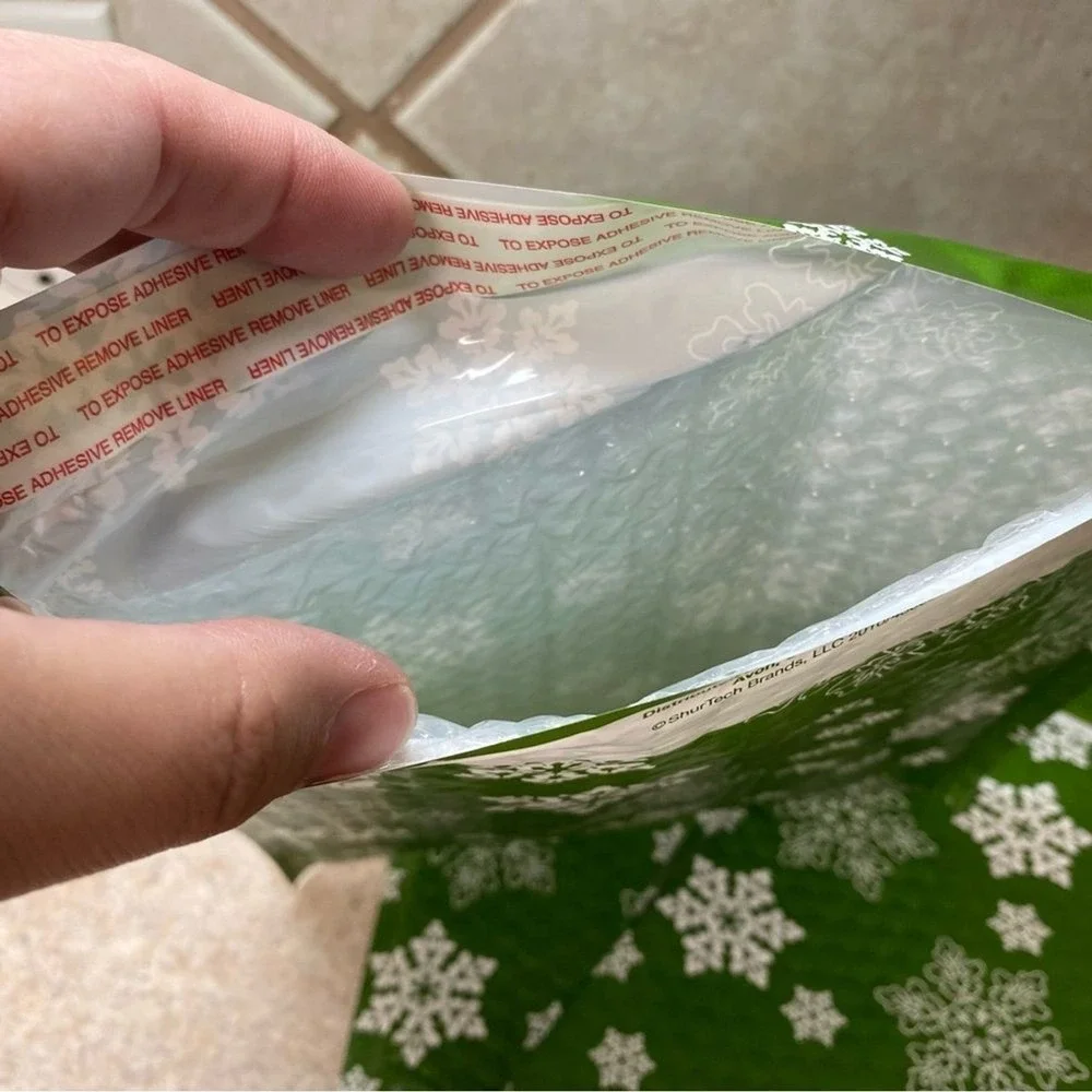 Duck Bubble Wrap Padded Envelope Mailers 8.5x11‎ Snowflake Christmas Lot of 3